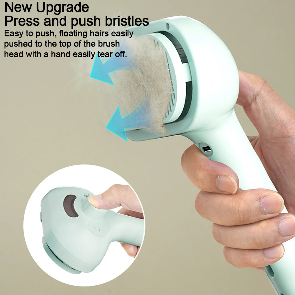 Steam Spray Dog Grooming Brush