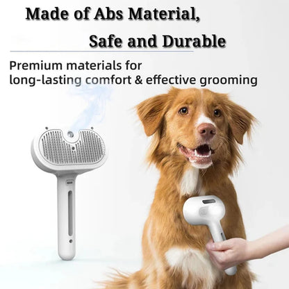 Steam Spray Dog Grooming Brush