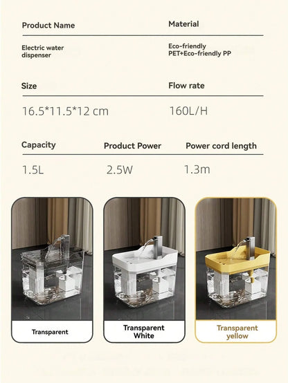 Automatic Cat Water Fountain