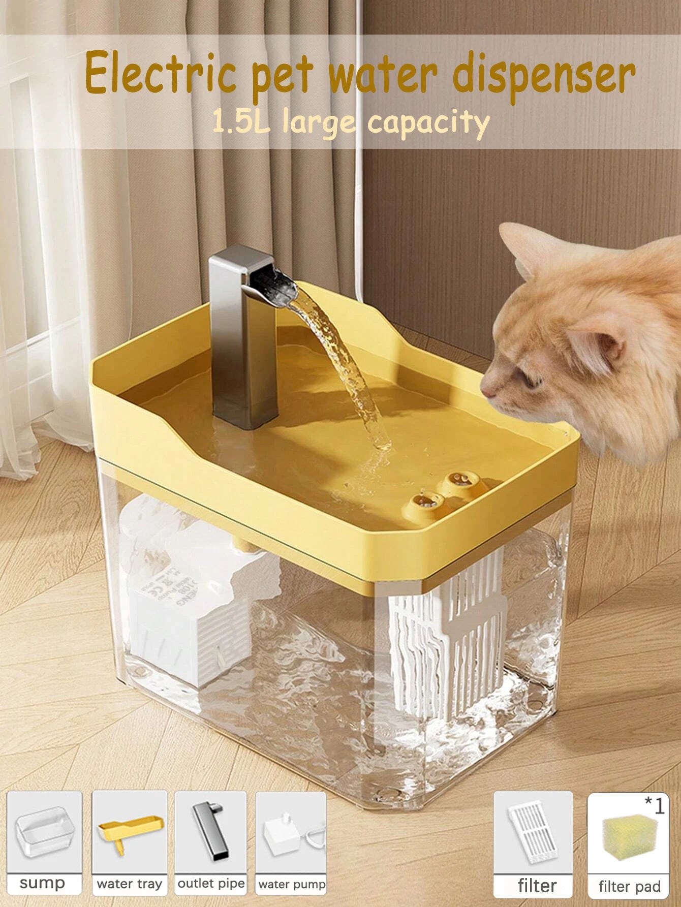 Automatic Cat Water Fountain